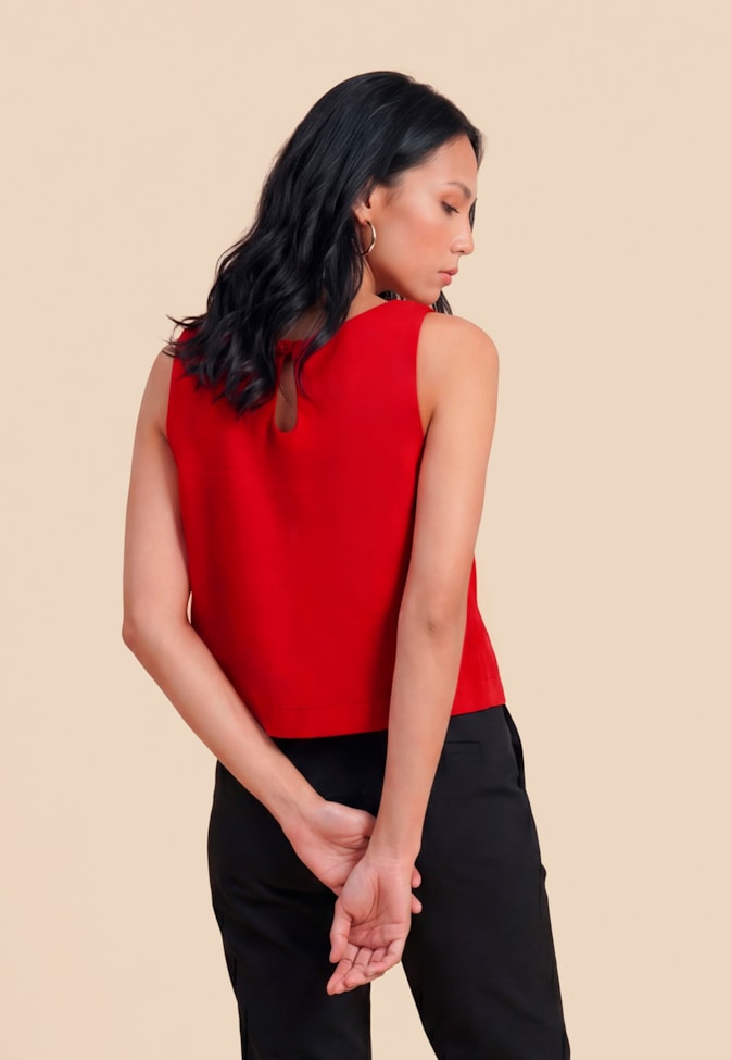 Blusa Lisa Básica Quadradinha