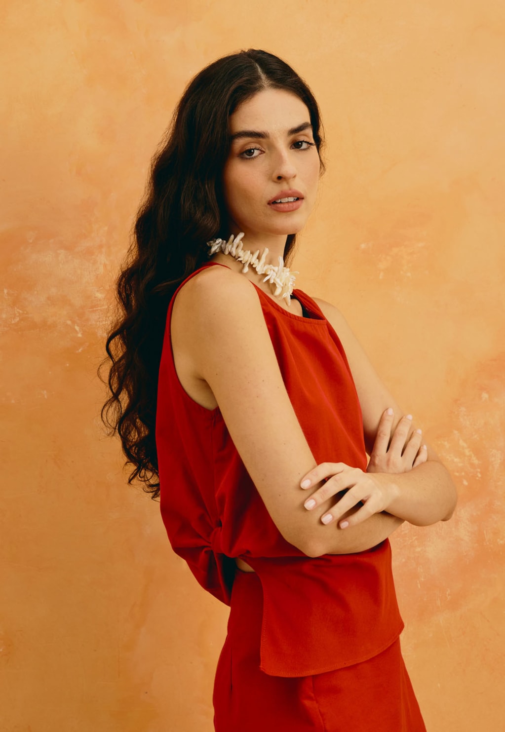Blusa Lisa Detalhe Franzido