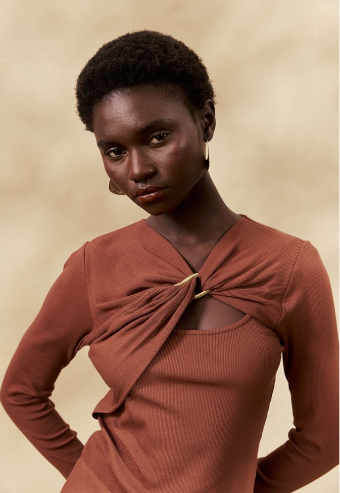 Blusa Manga Longa Argola