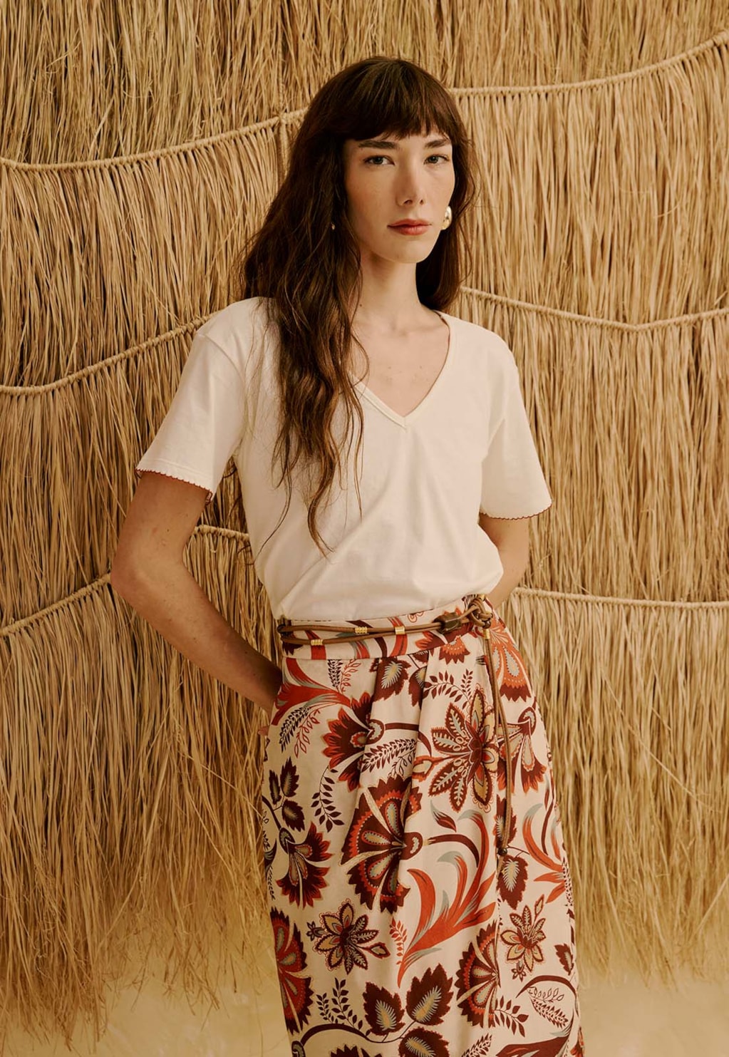 Blusa Picueta Manga e Barra