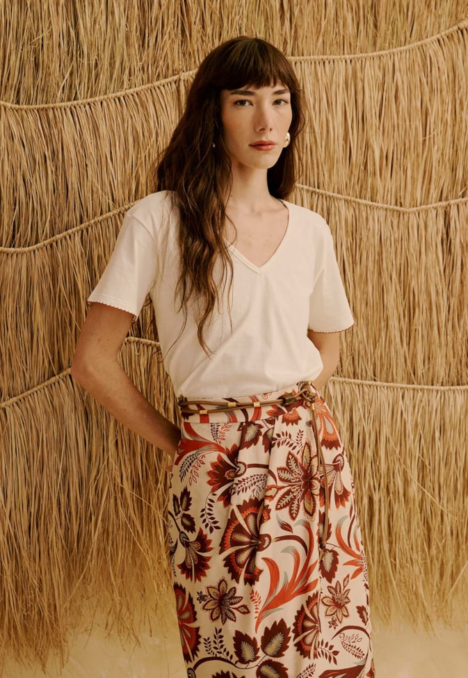 Blusa Picueta Manga e Barra