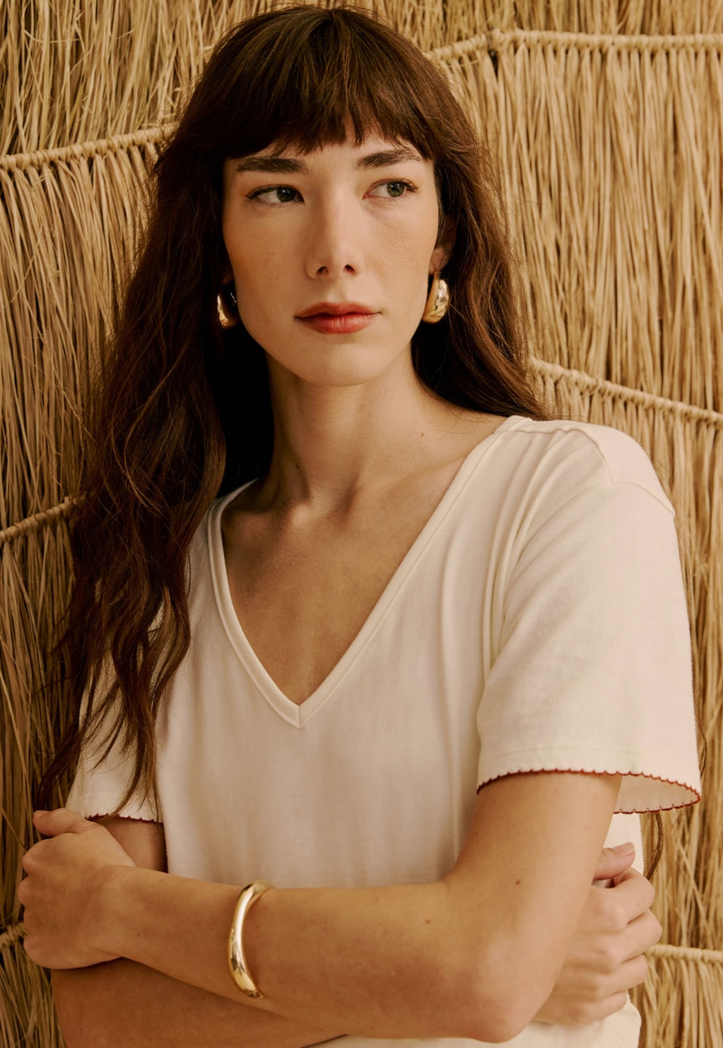 Blusa Picueta Manga e Barra