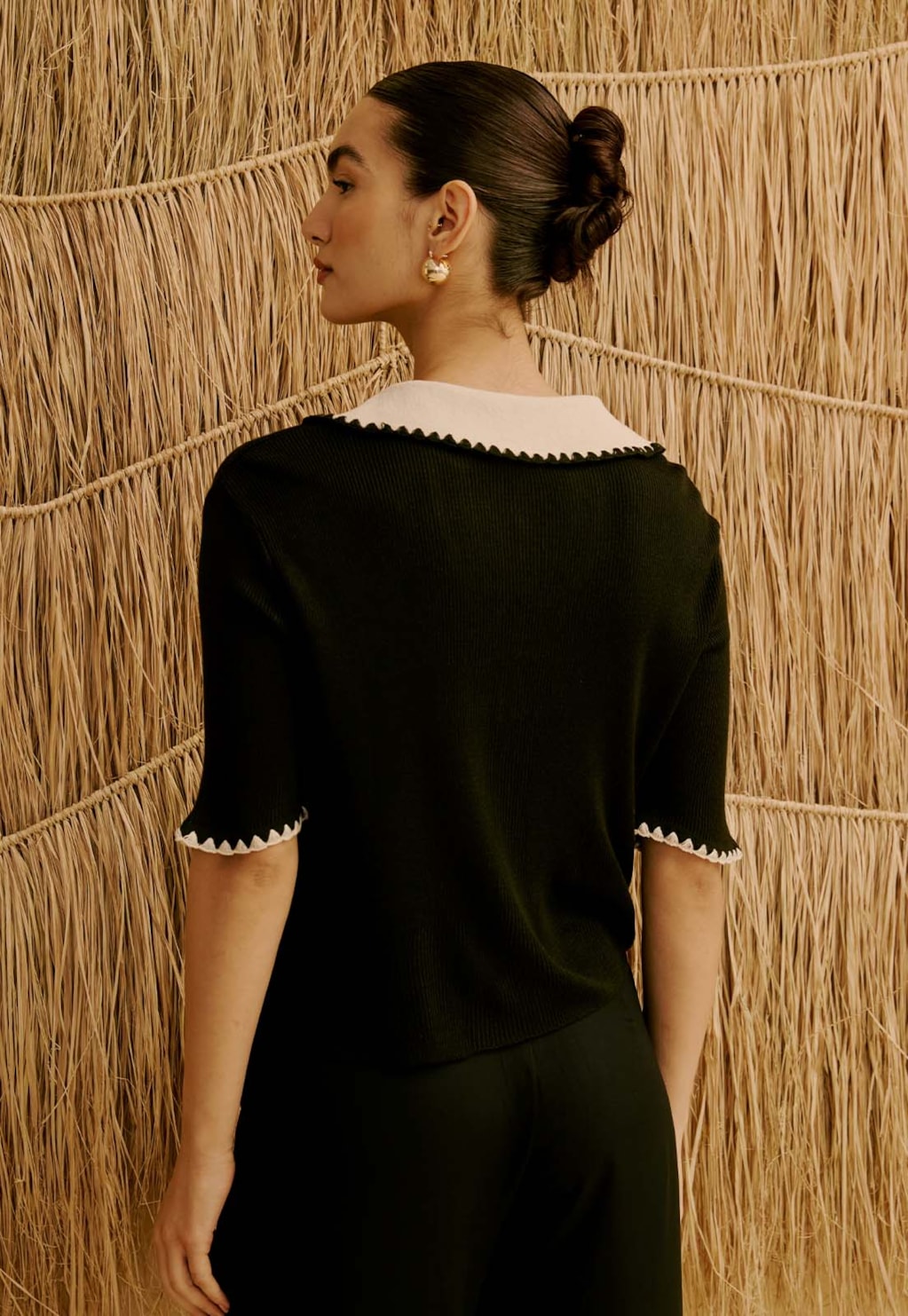 Blusa Polo Tricot Cacay