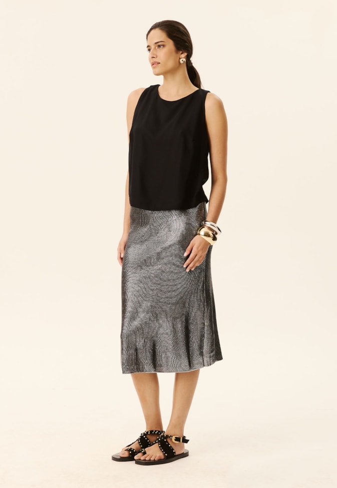 Blusa Quadradinha com Gota 