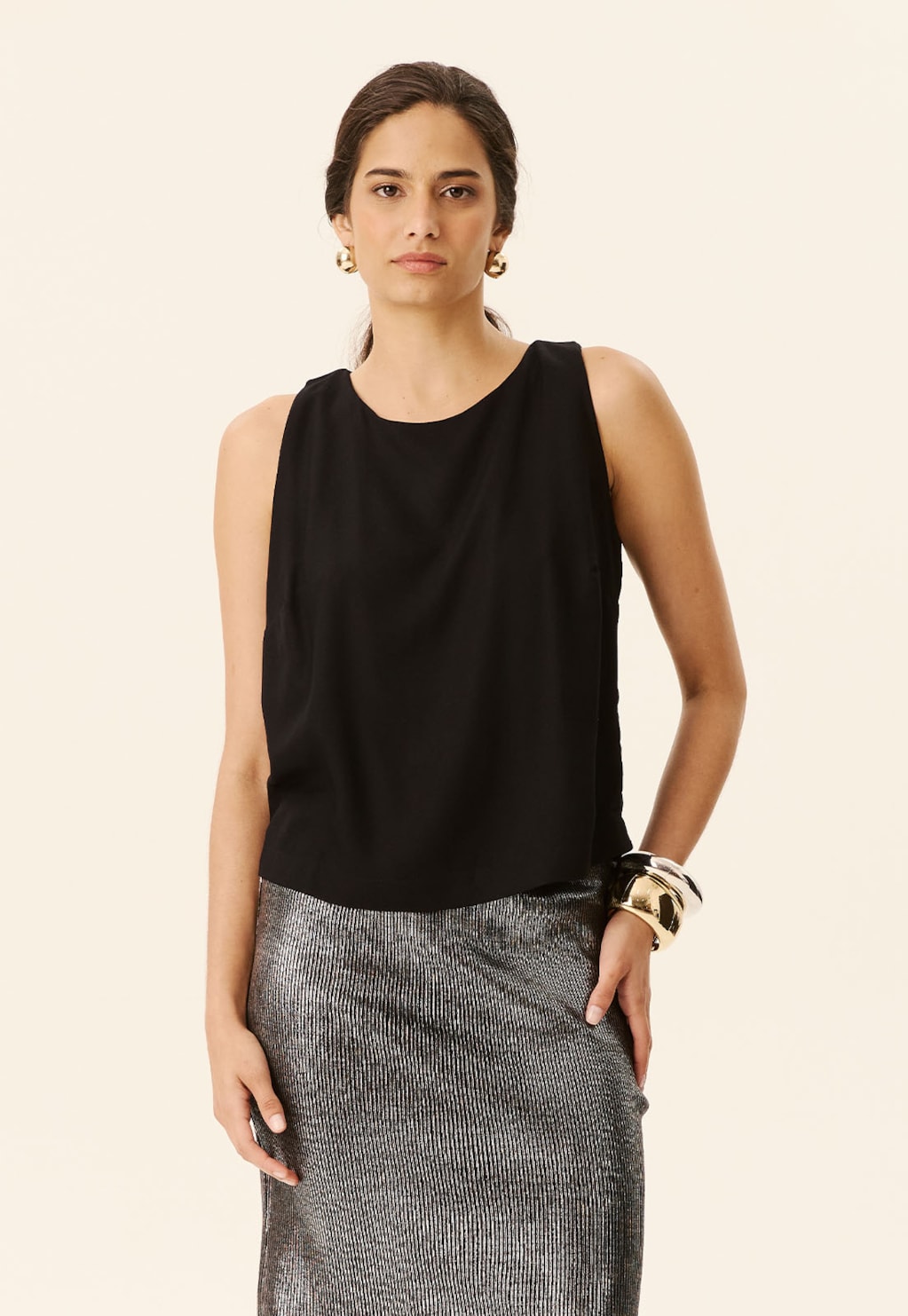 Blusa Quadradinha com Gota 