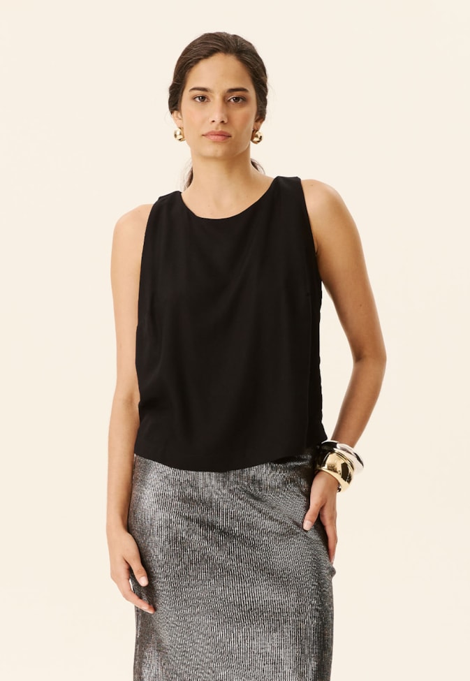 Blusa Quadradinha com Gota 