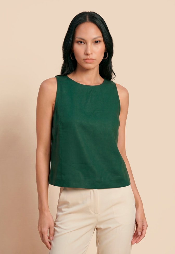 Blusa Quadradinha Lisa