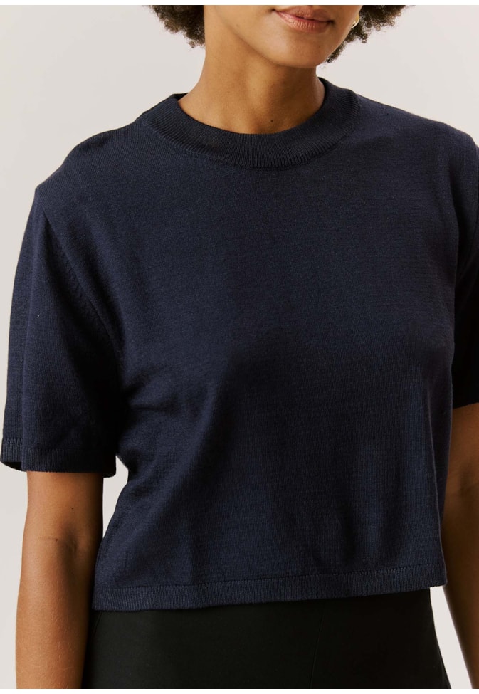 Blusa Quadradinha Tricot