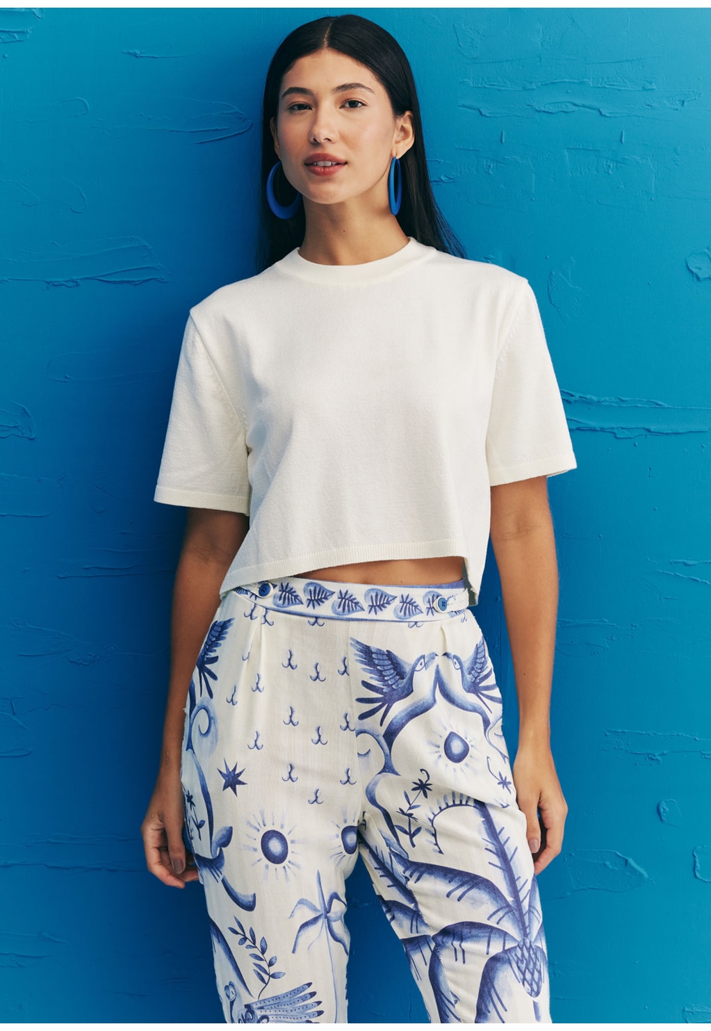 Blusa Quadradinha Tricot