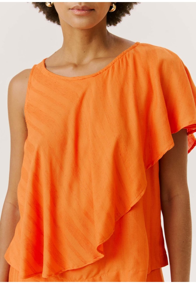 Blusa Regata Babados