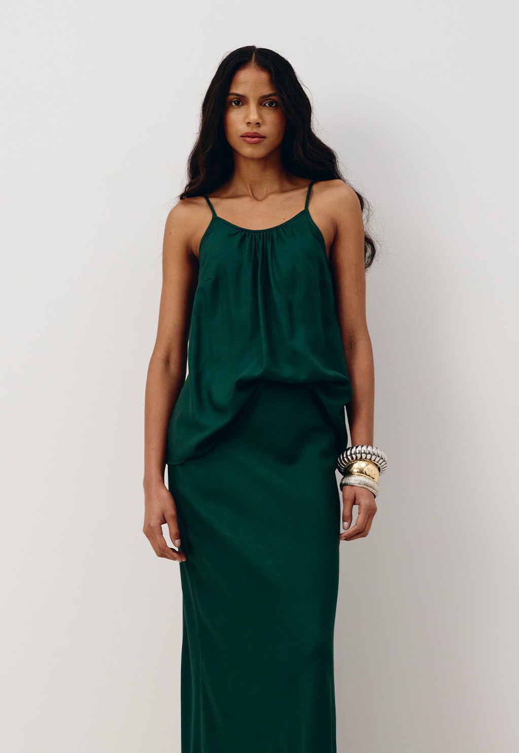 Blusa Regata Detalhe Franzido