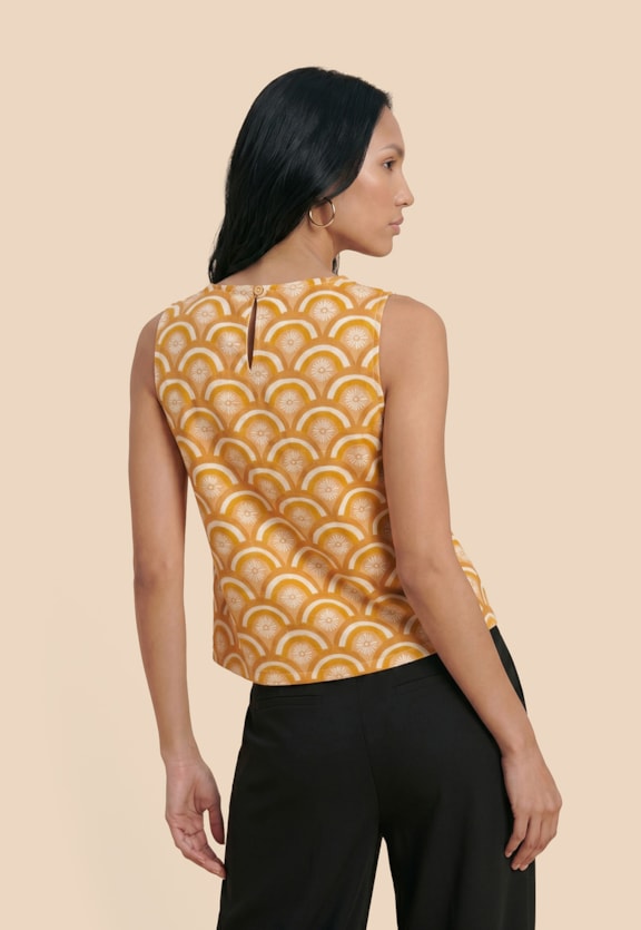 Blusa Sarja Estampada El Sol Vista Traseira