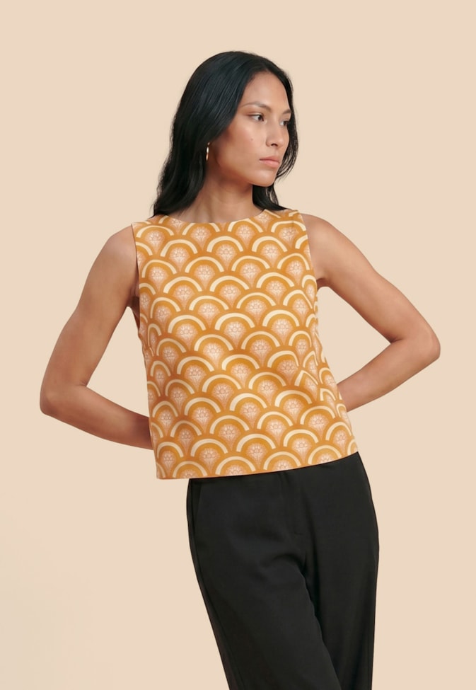 Blusa Sarja Estampada El Sol