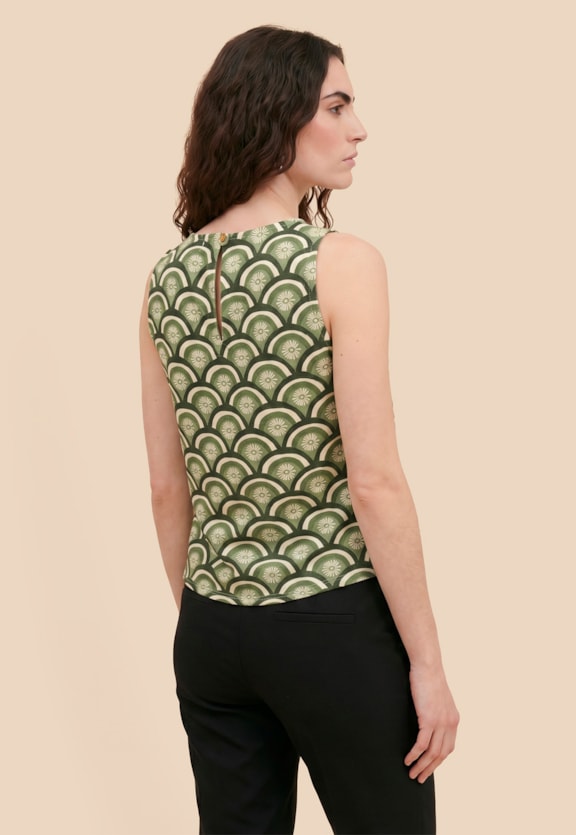 Blusa Sarja Estampada El Sol Vista Traseira