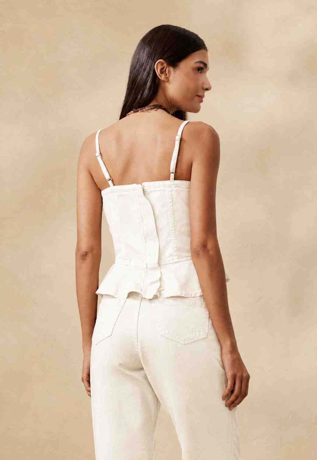 Blusa Sarja Peplum