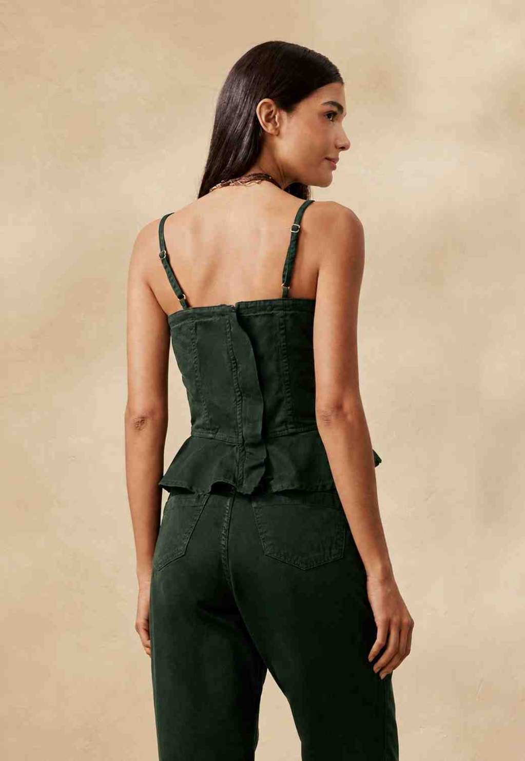 Blusa Sarja Peplum