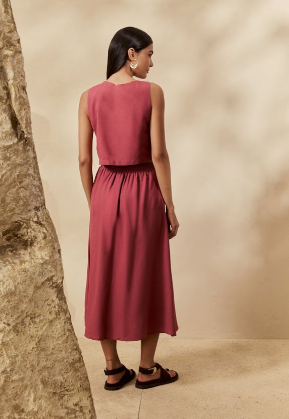 Blusa Transpassada Amarração Vista Traseira