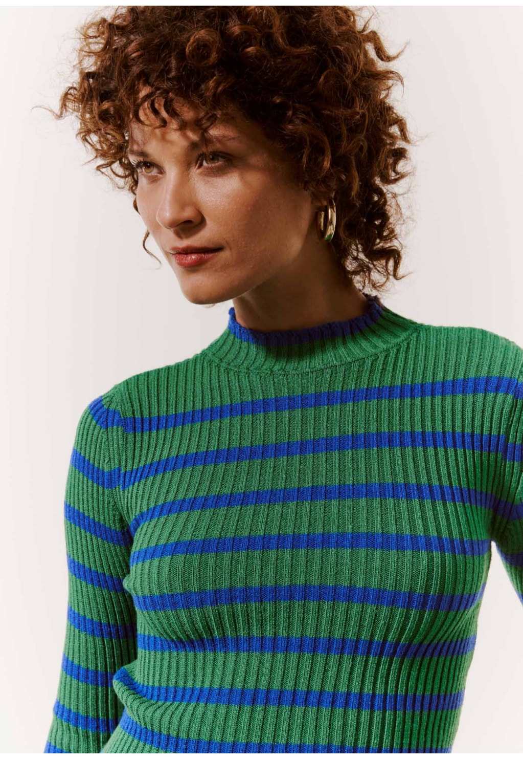 Blusa Tricot Canelada Listrada