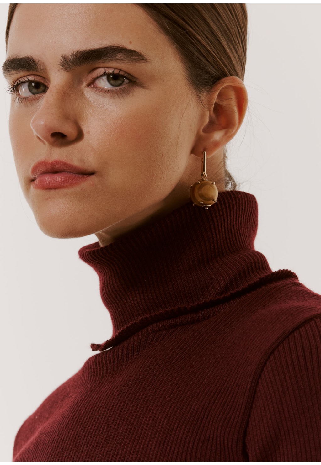 Blusa Tricot Gola Alta