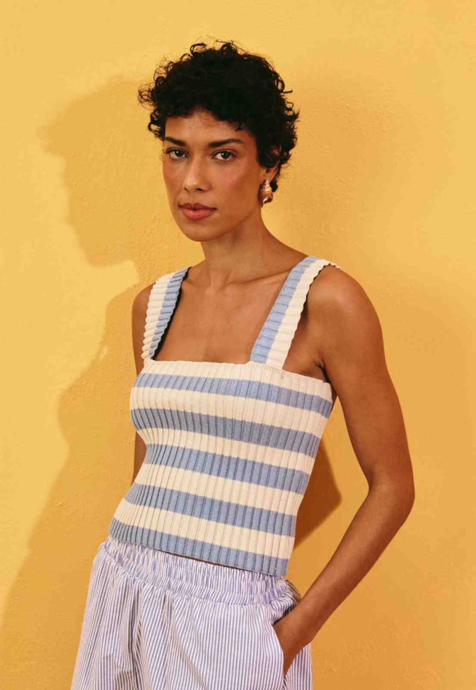 Blusa Tricot Listrada