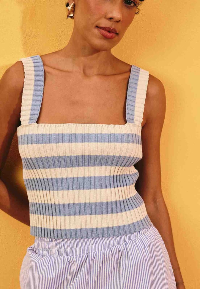 Blusa Tricot Listrada
