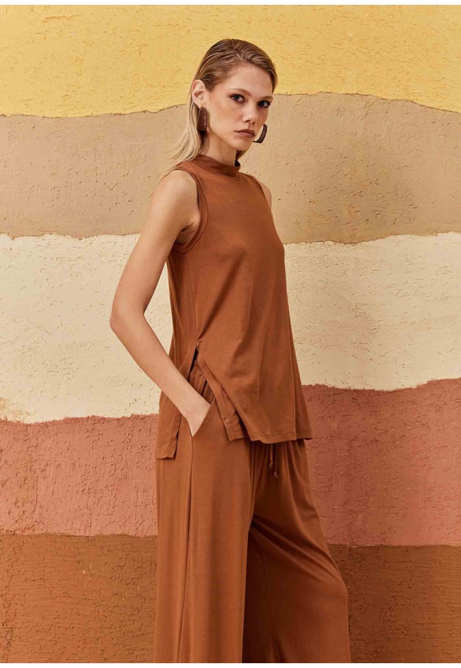 Blusa Túnica Golinha Alta 