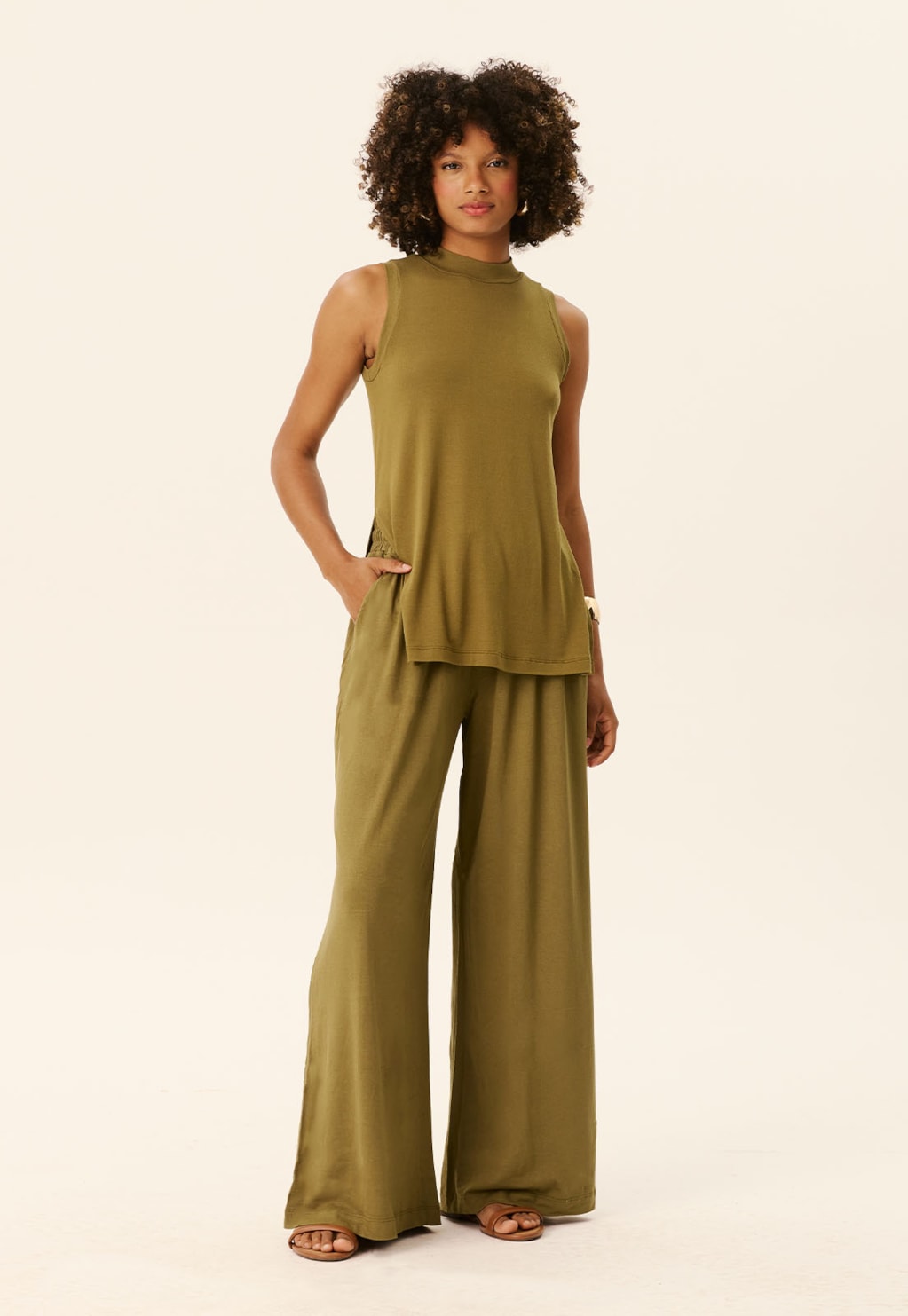 Blusa Túnica Golinha Alta 