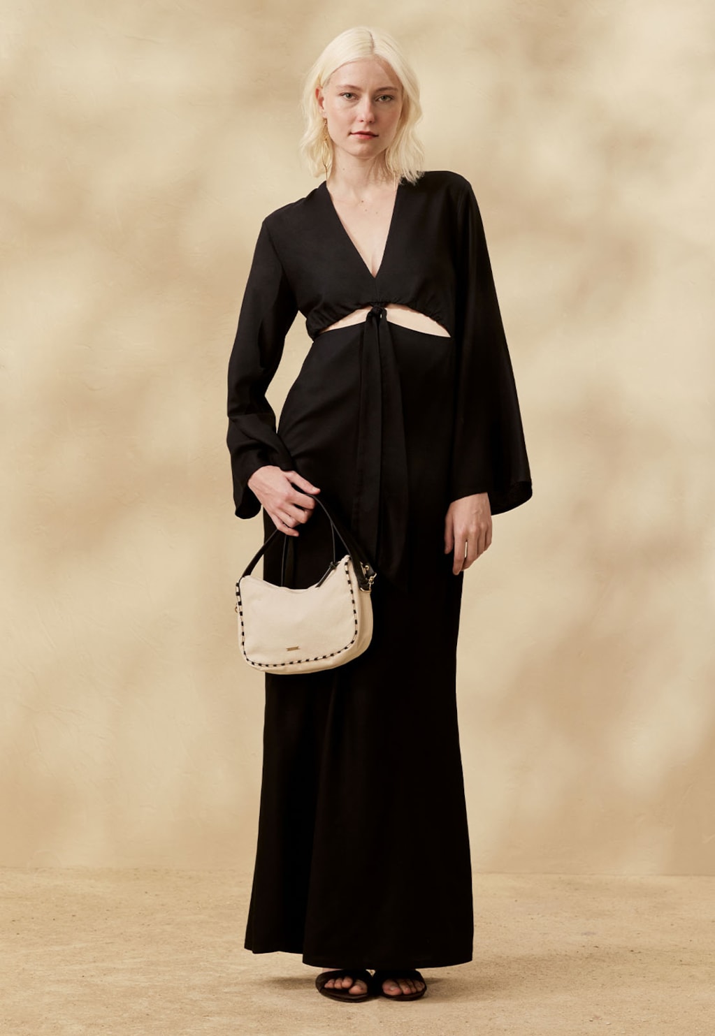 Bolsa Baguette Detalhe Vivo