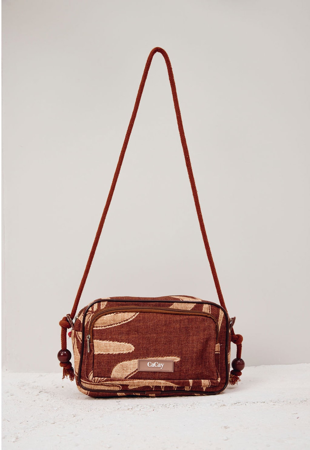 Bolsa Carteira Alça Corda Estampada Yucca