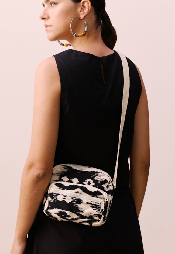 Bolsa Chega Mais Estampada Vista Frontal