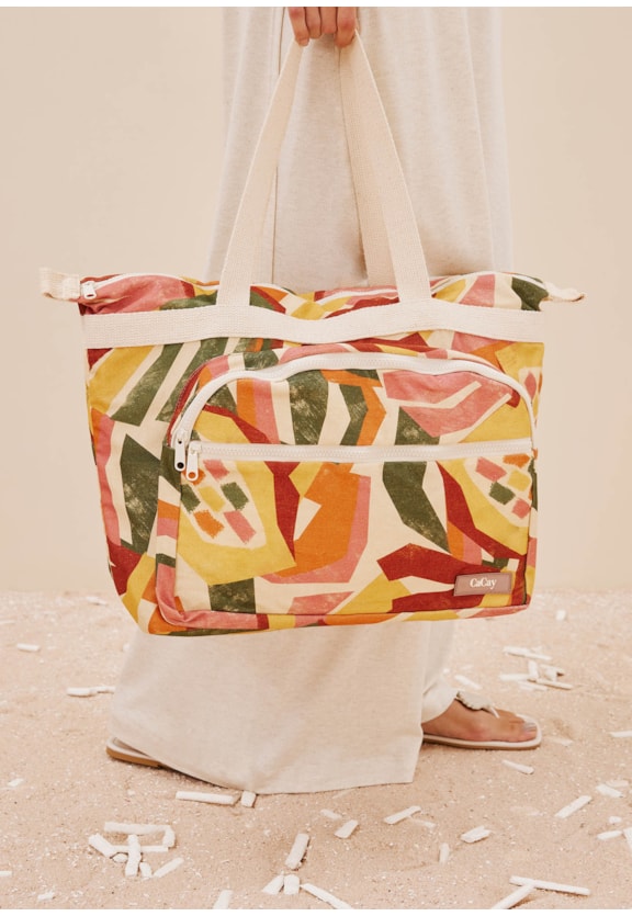 Bolsa Hermosa Estampada Ilhéus Vista Frontal