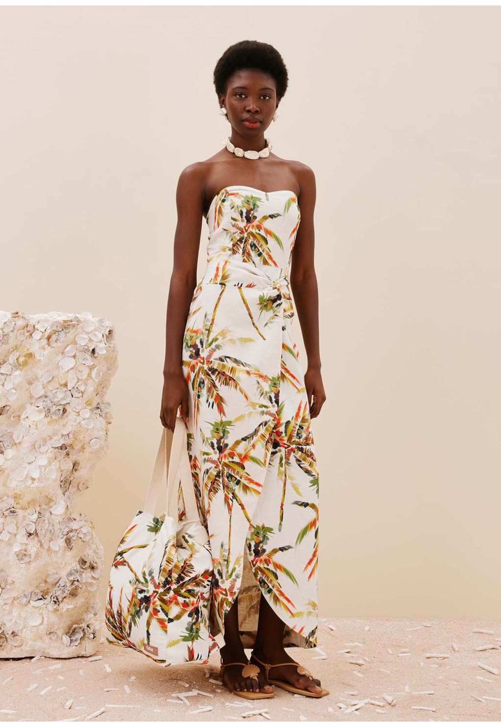 Bolsa Mochila Passeio Estampada Itapuã