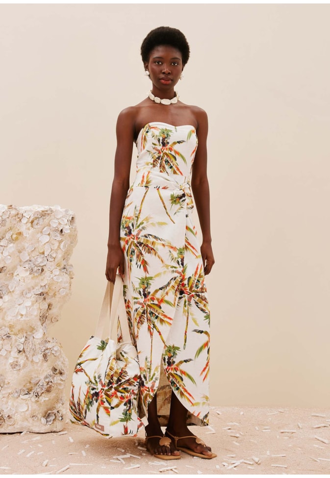 Bolsa Mochila Passeio Estampada Itapuã