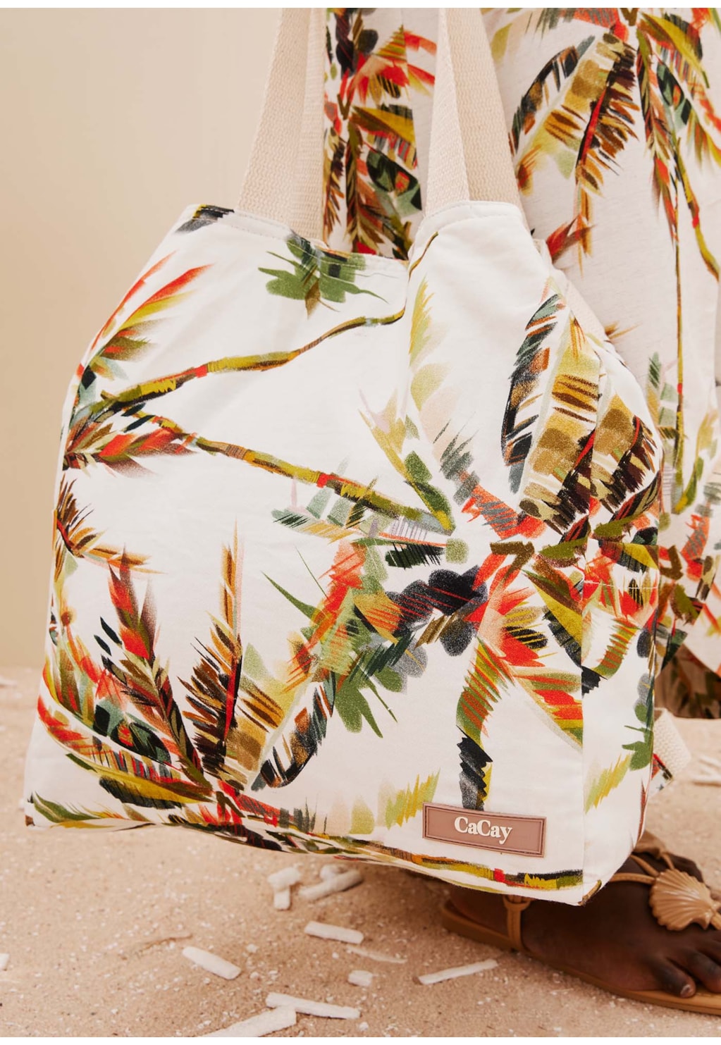 Bolsa Mochila Passeio Estampada Itapuã