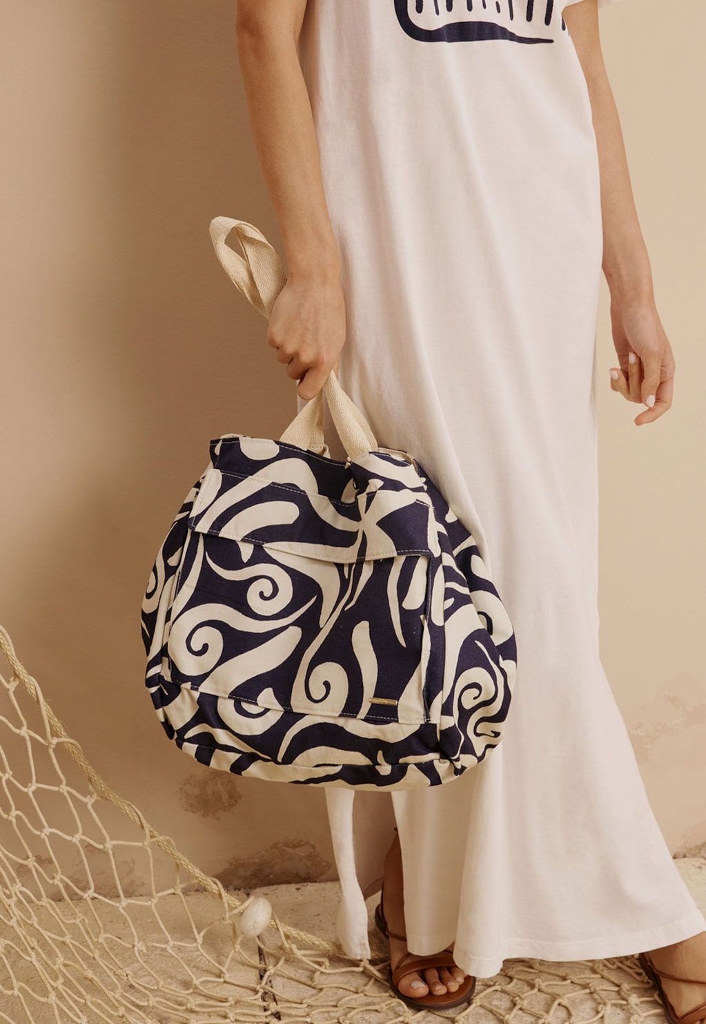 Bolsa Quadrada Bolso Frente Estampada Pororoca