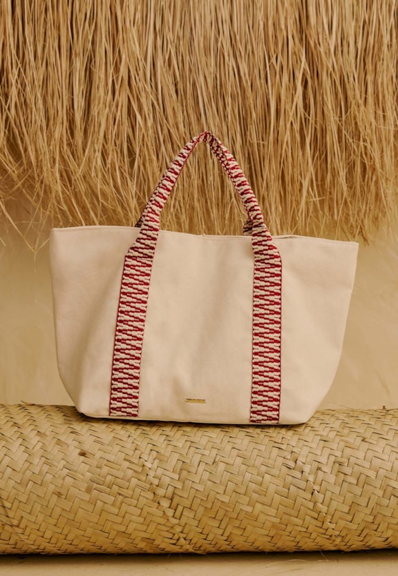 Bolsa Shopping Bag com Alça Cordão   Vista Frontal
