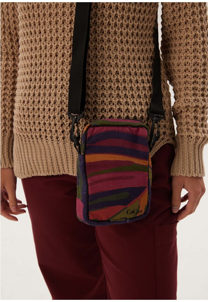 Bolsa Transpassada Estampada