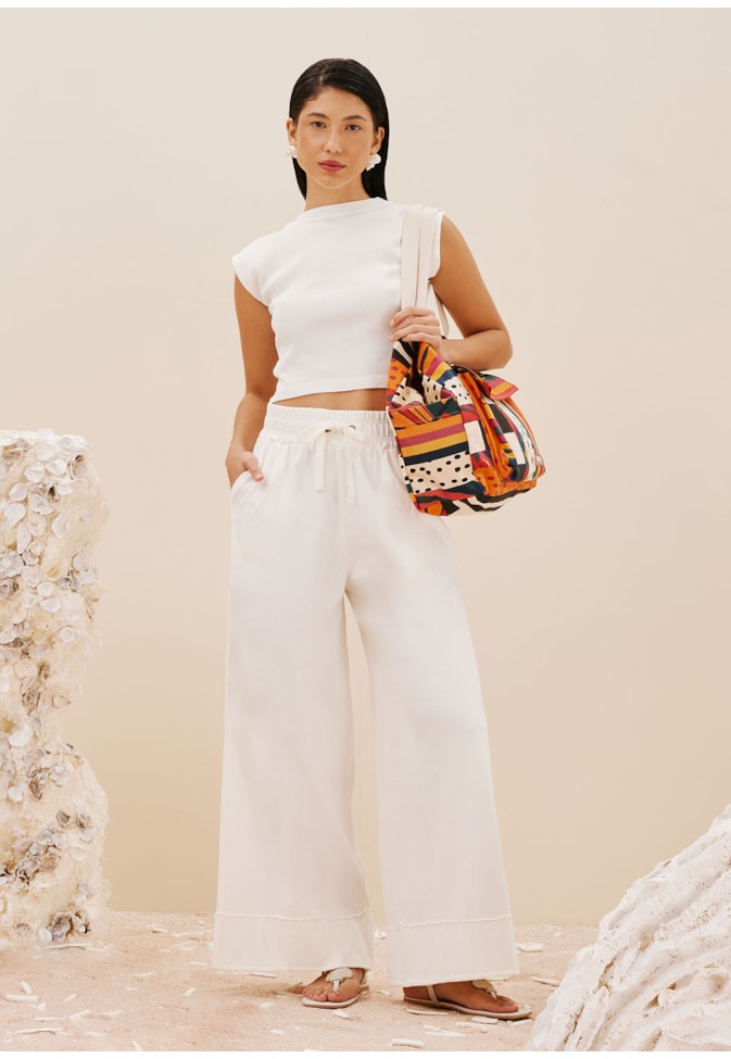 Bolsa Vai com Tudo Estampada Terra