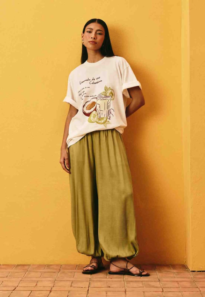 Calça Aladdin Lisa