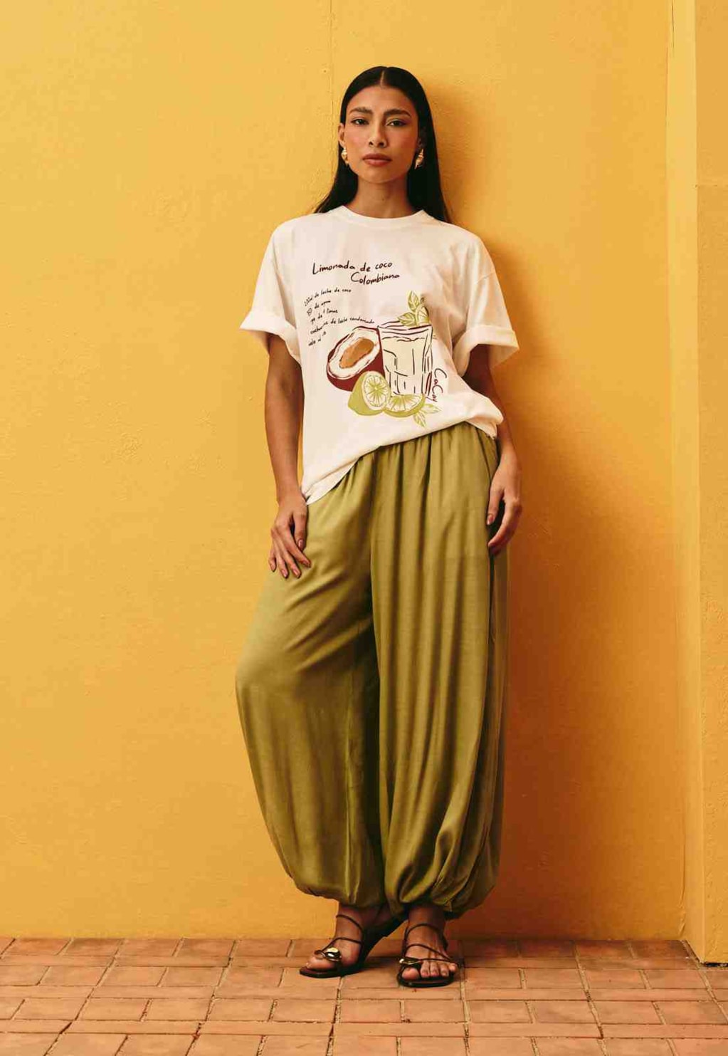 Calça Aladdin Lisa