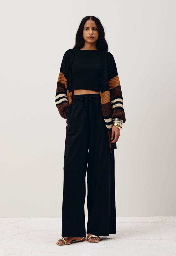 Calça Ampla Estonada