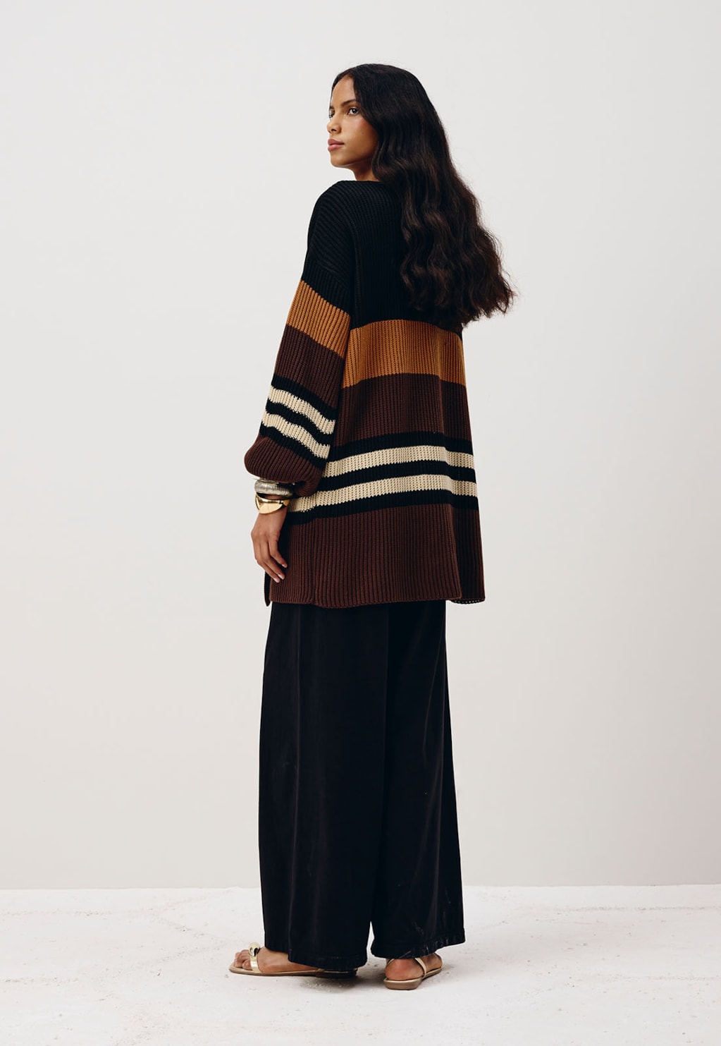 Calça Ampla Estonada