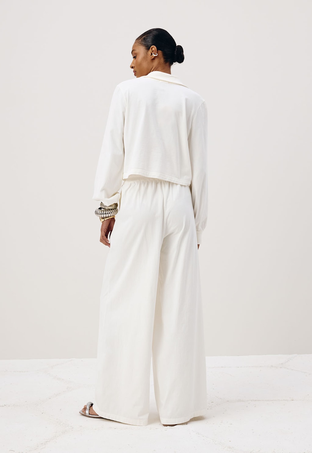 Calça Ampla Estonada