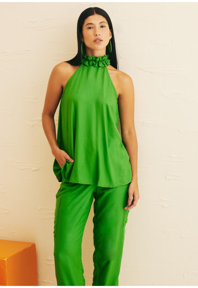 Calça Cenoura Aletas