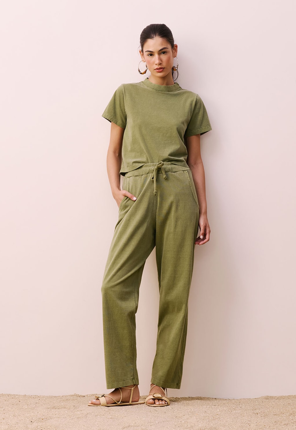 Calça Cenoura Estonada