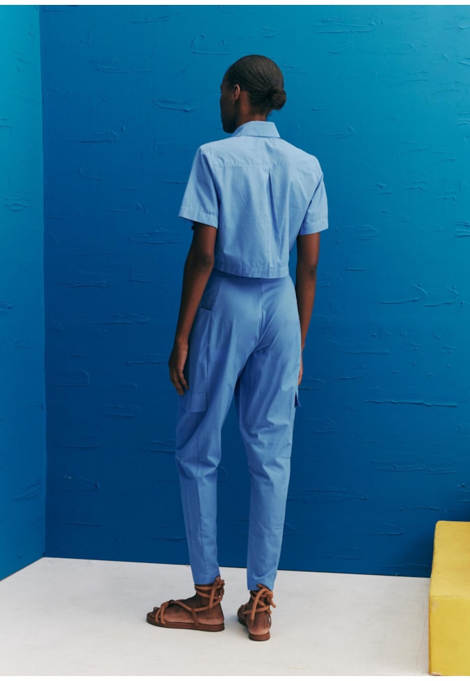 Calça Cenoura Utilitaria