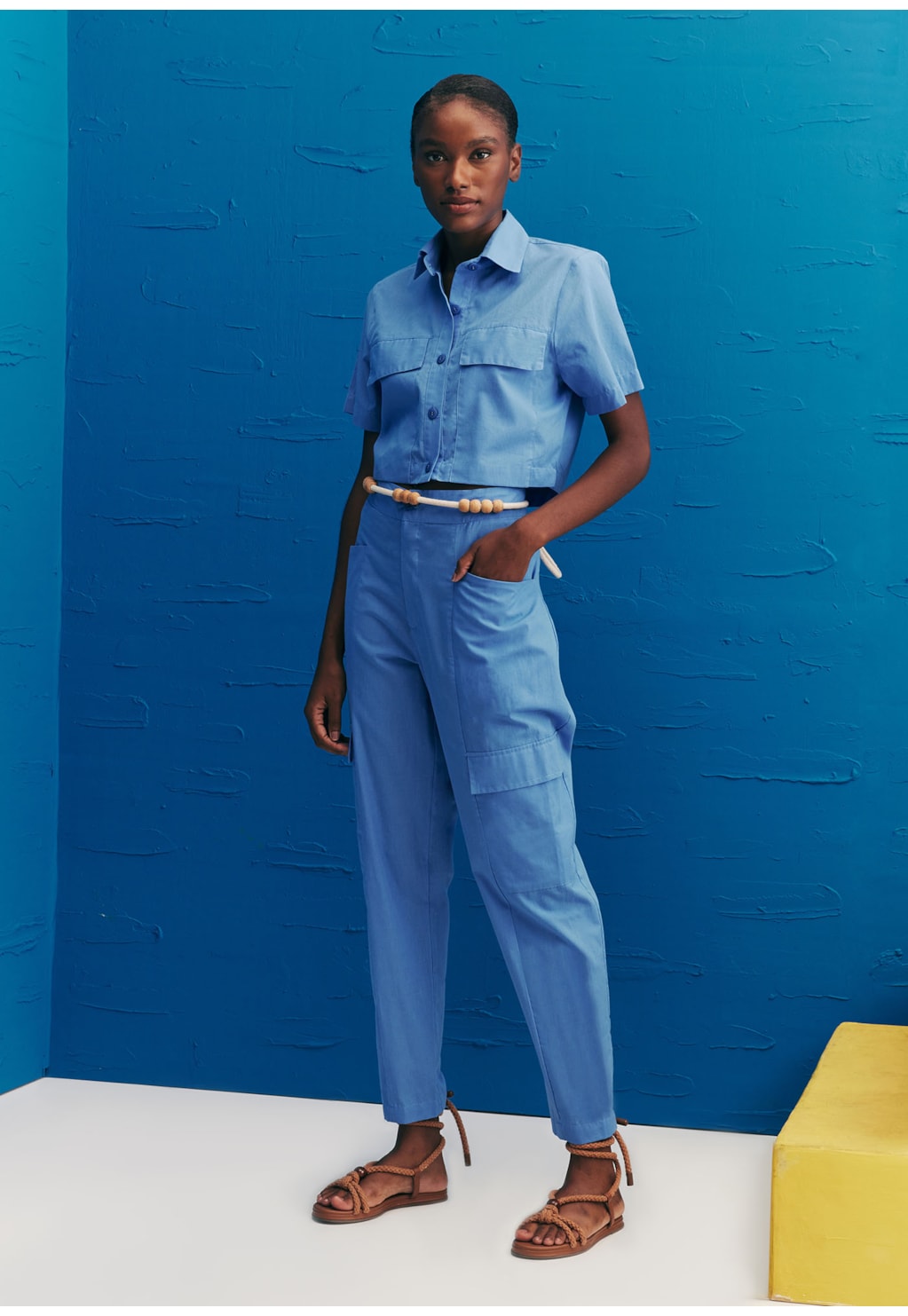 Calça Cenoura Utilitaria