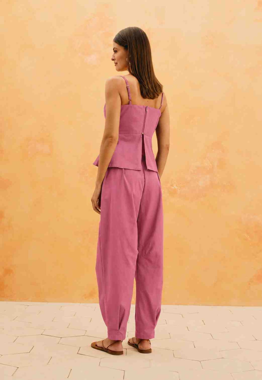 Calça Crop Lisa