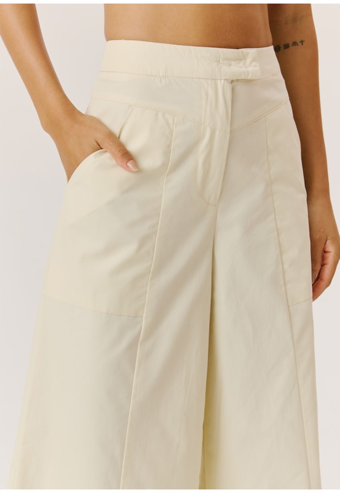 Calça Cropped Pantalona