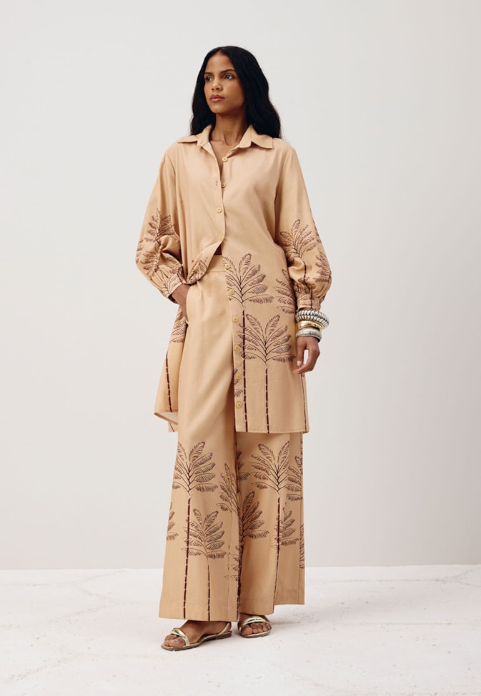 Calça Estampada Coqueiral